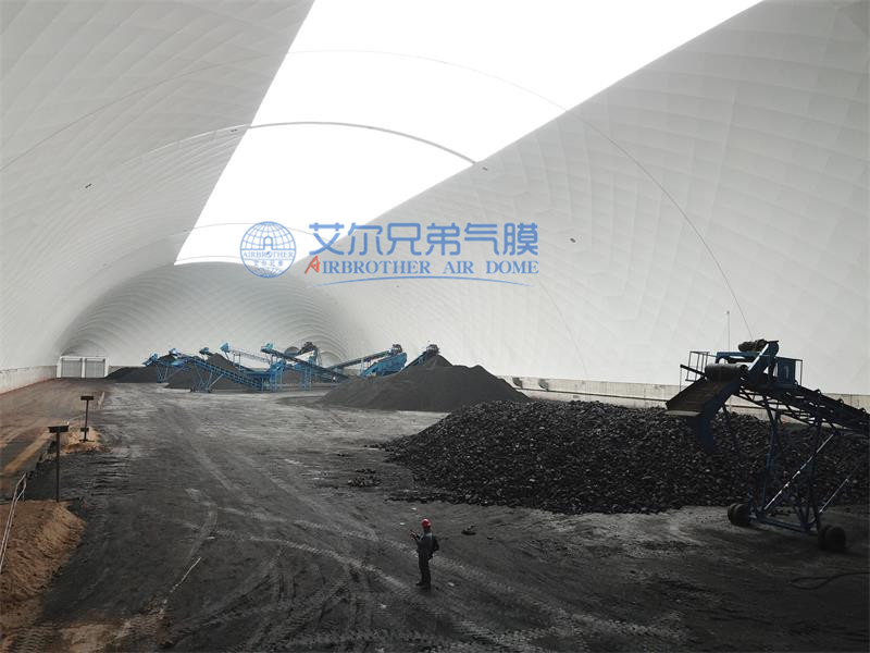 全封闭气膜煤棚照亮煤炭储存新篇章